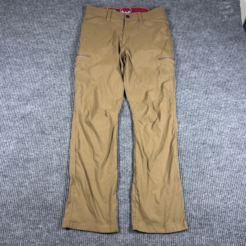 Wrangler Pants Men's 32x30 ATG Brown Outdoor Cargo Outdoors Workwear